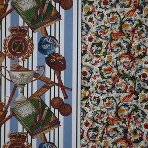 2 Rossi Italian Decorated Gift Wrap Scrapbooking Decoration Paper Florence Italy